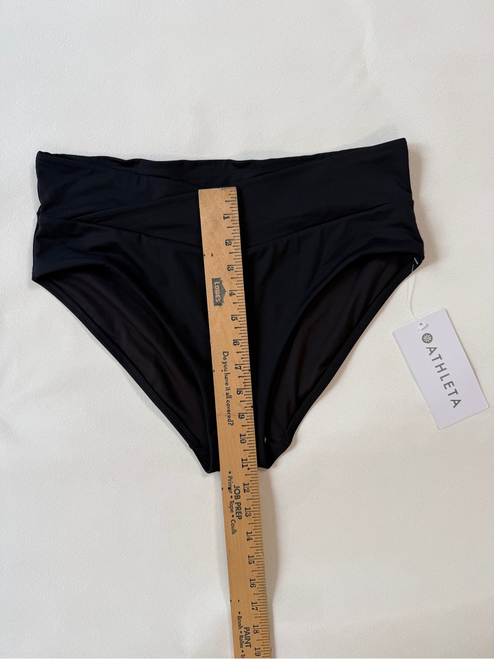 Athleta Black Criss Cross Bikini Top with High-Waist Crossover Bottoms | NWT - Picture 5 of 11